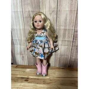 Beautiful Blonde Cititoy Doll With Madame Alexander Outfit Shoes